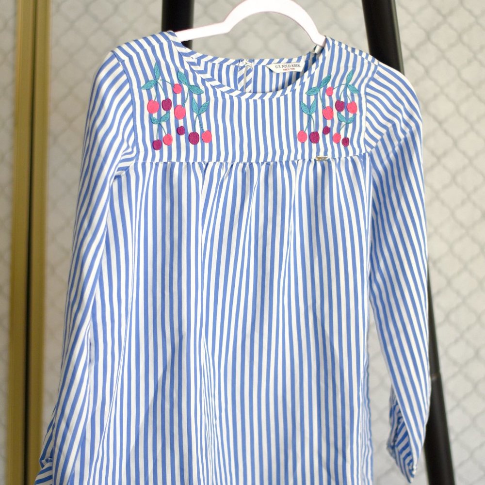 US POLO ASSN Girls Long Sleeve Size 10